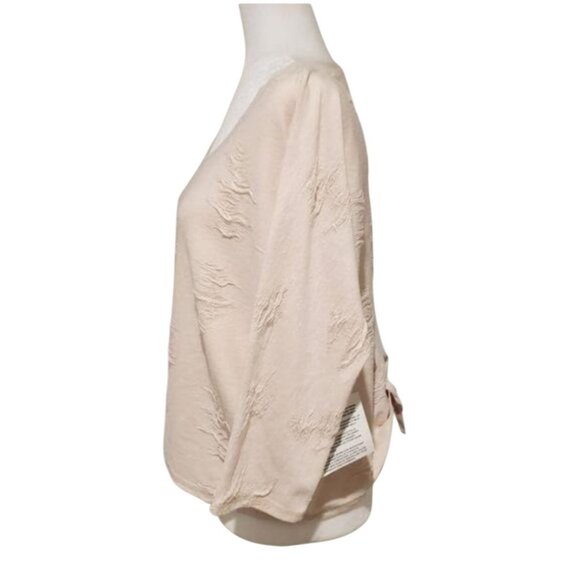 Rachel Roy Distressed Crop Sweatshirt Womens Small - Picture 5 of 13